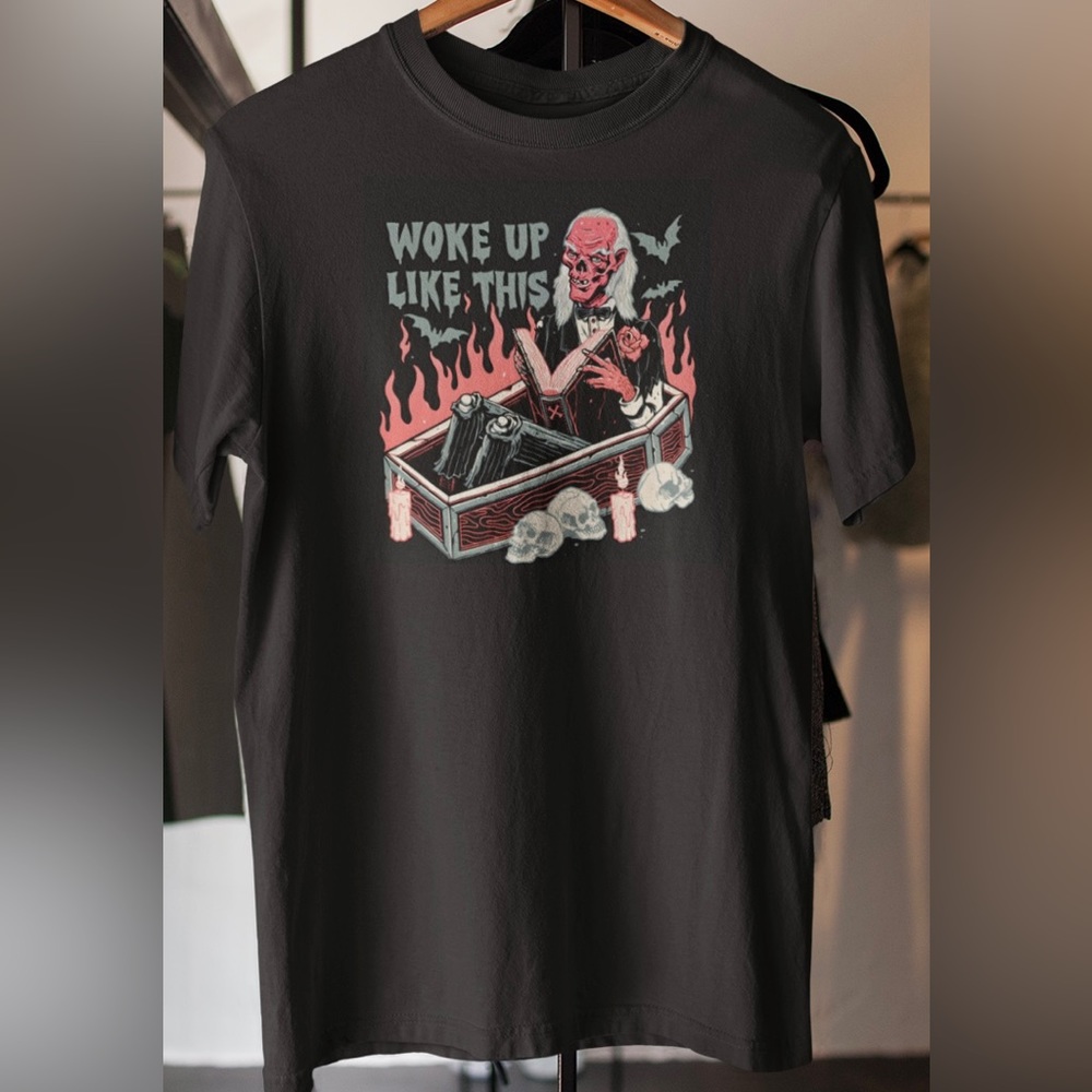Tales From The Crypt | Crypt Keeper Woke Up Like This Men’s Black Tee NWT